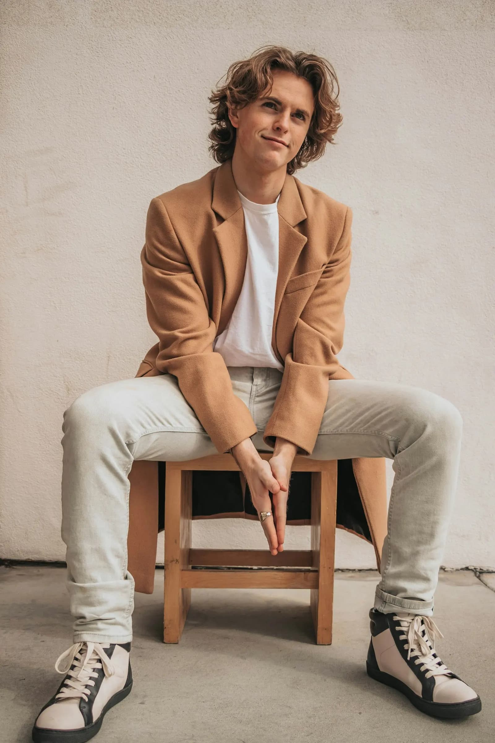 Wool Overcoat clothing front view